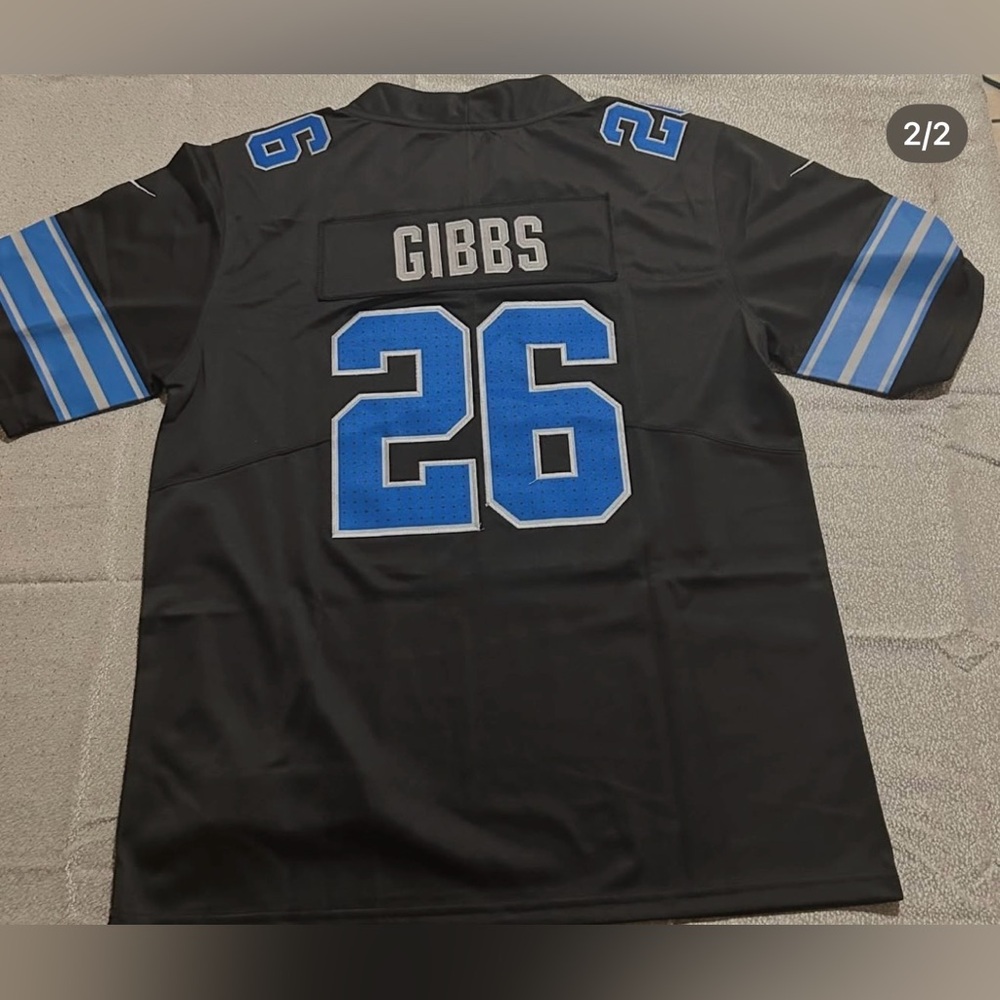 Black and Blue Lions Jersey - Picture 2 of 2